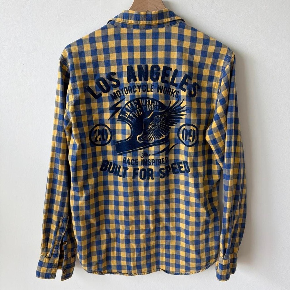 Los Angeles Motorcycle Works Plaid Flannel